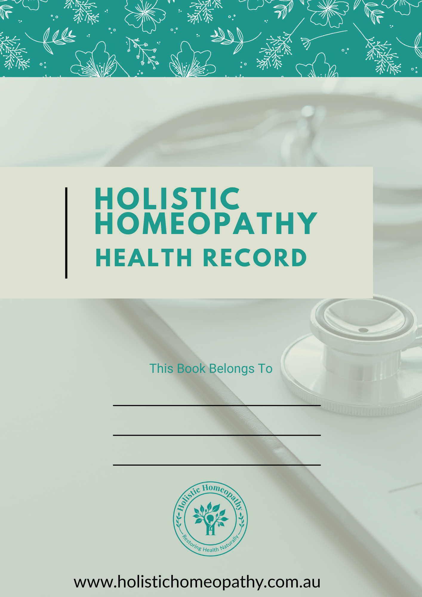 Holistic Homeopathy Health Record
